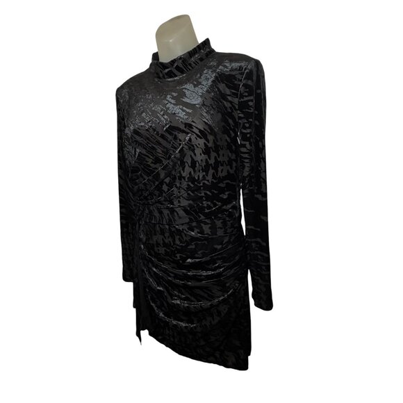 Dress The Population FAWN Velvet Burnout Mini Dress Size M/L New $258 - Picture 6 of 11